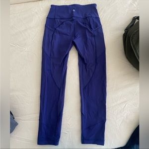 Lululemon crop leggings with pockets